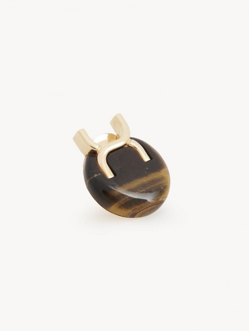 Chloe Marcie Clip-on Oorbellen Goud | CHE-SR14448