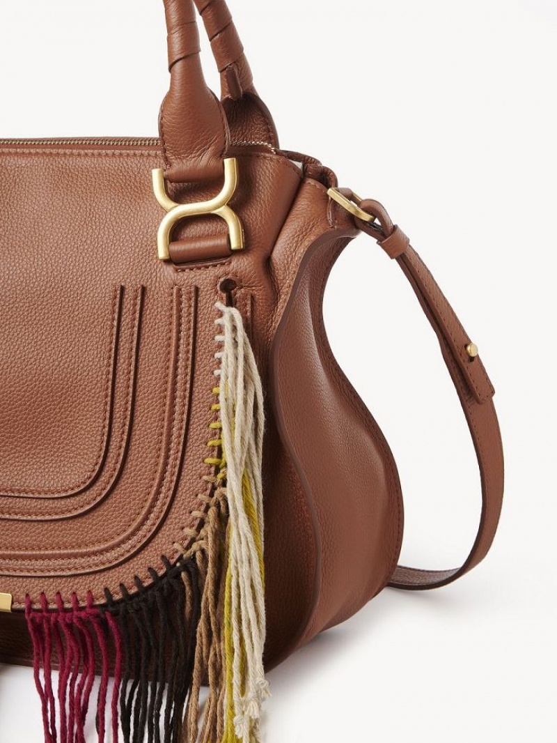 Chloe Marcie Double Carry Crossbodytassen Bruin | CHE-SR13472