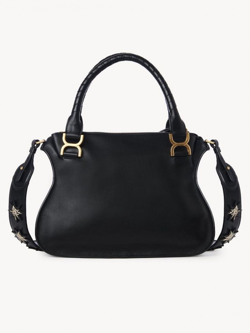 Chloe Marcie Double Carry Crossbodytassen Zwart | CHE-SR13499