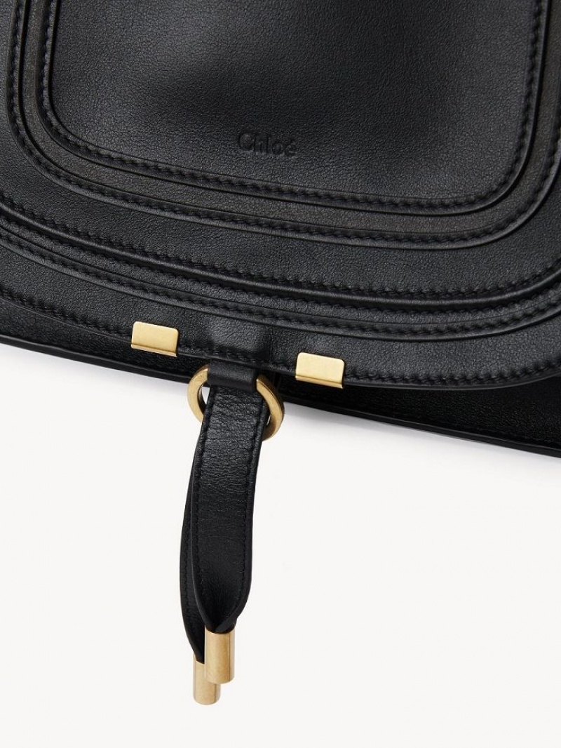 Chloe Marcie Double Carry Crossbodytassen Zwart | CHE-SR13499