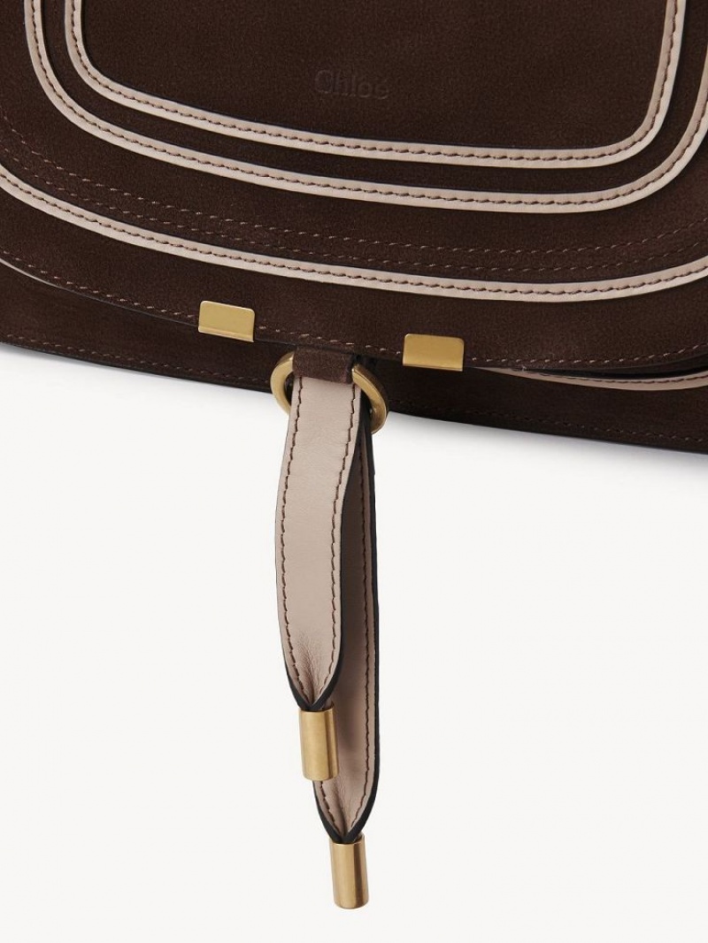 Chloe Marcie Double Carry Crossbodytassen Bruin | CHE-SR13505