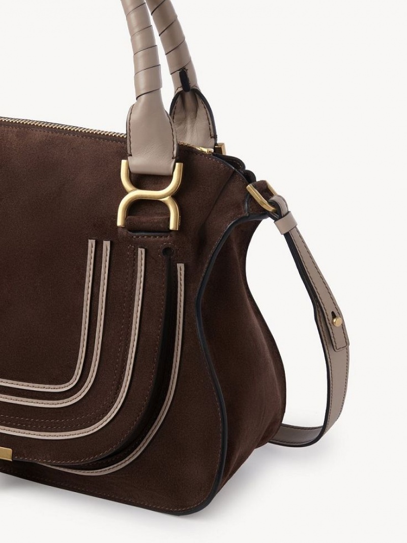 Chloe Marcie Double Carry Crossbodytassen Bruin | CHE-SR13505