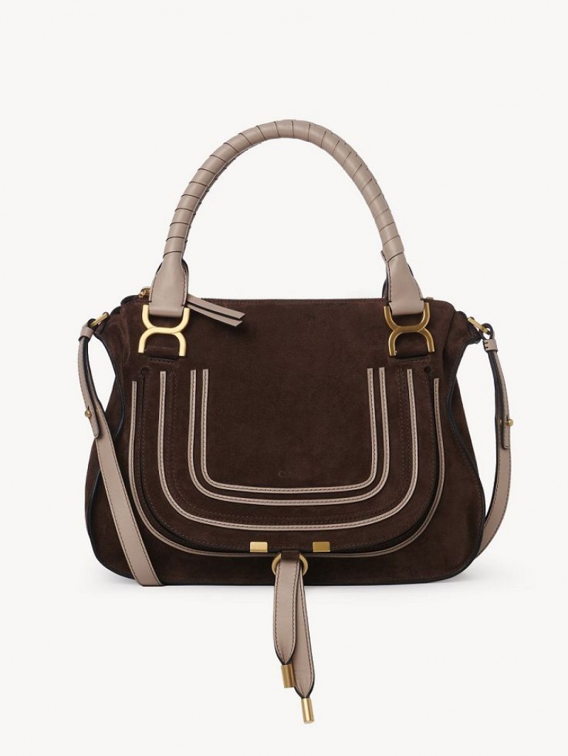 Chloe Marcie Double Carry Crossbodytassen Bruin | CHE-SR13505