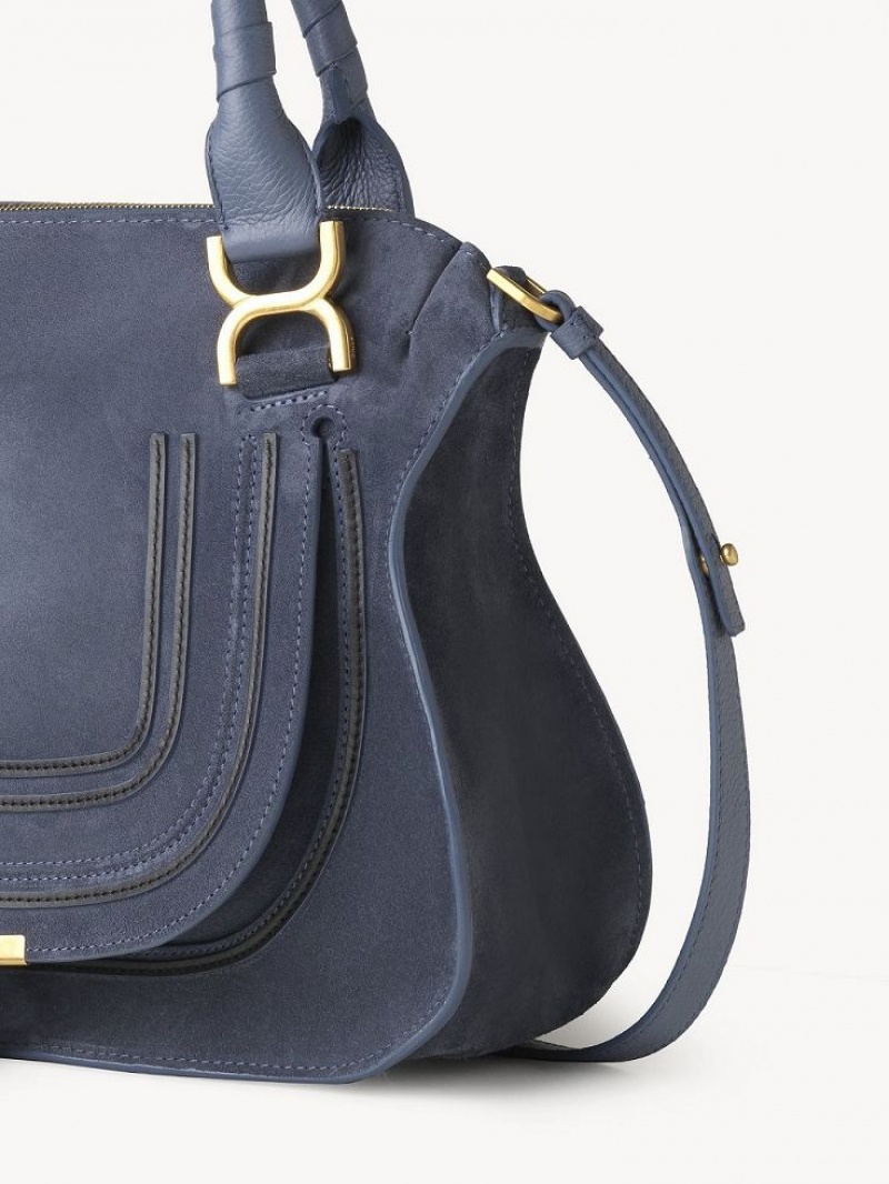 Chloe Marcie Double Carry Crossbodytassen Diepgrijs Donkerblauw | CHE-SR13517