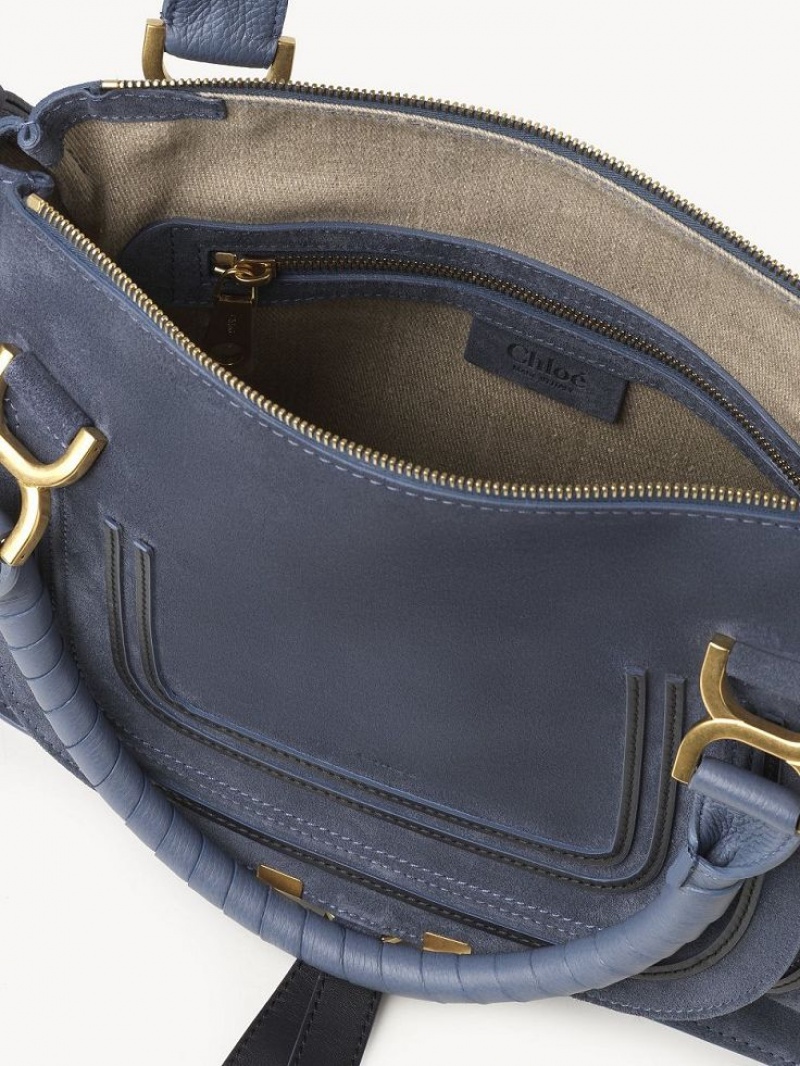 Chloe Marcie Double Carry Crossbodytassen Diepgrijs Donkerblauw | CHE-SR13517