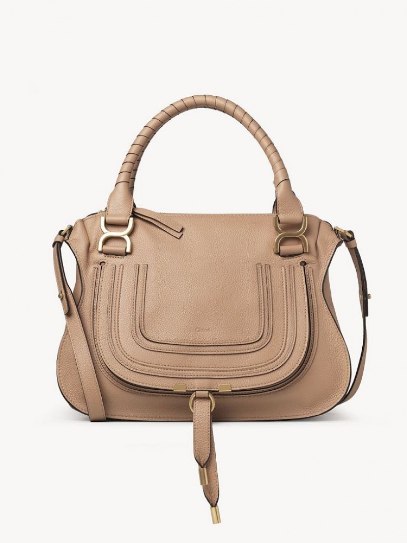 Chloe Marcie Double Carry Crossbodytassen Lichtbruin | CHE-SR13553