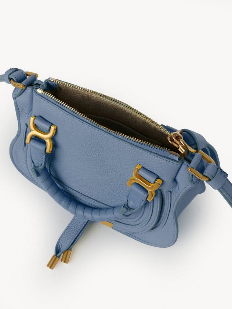 Chloe Marcie Double Carry Mini Tassen Diepblauw | CHE-SR13724