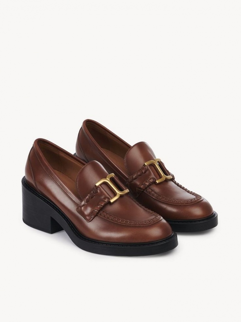 Chloe Marcie Hak Loafer Bruin | CHE-SR14243