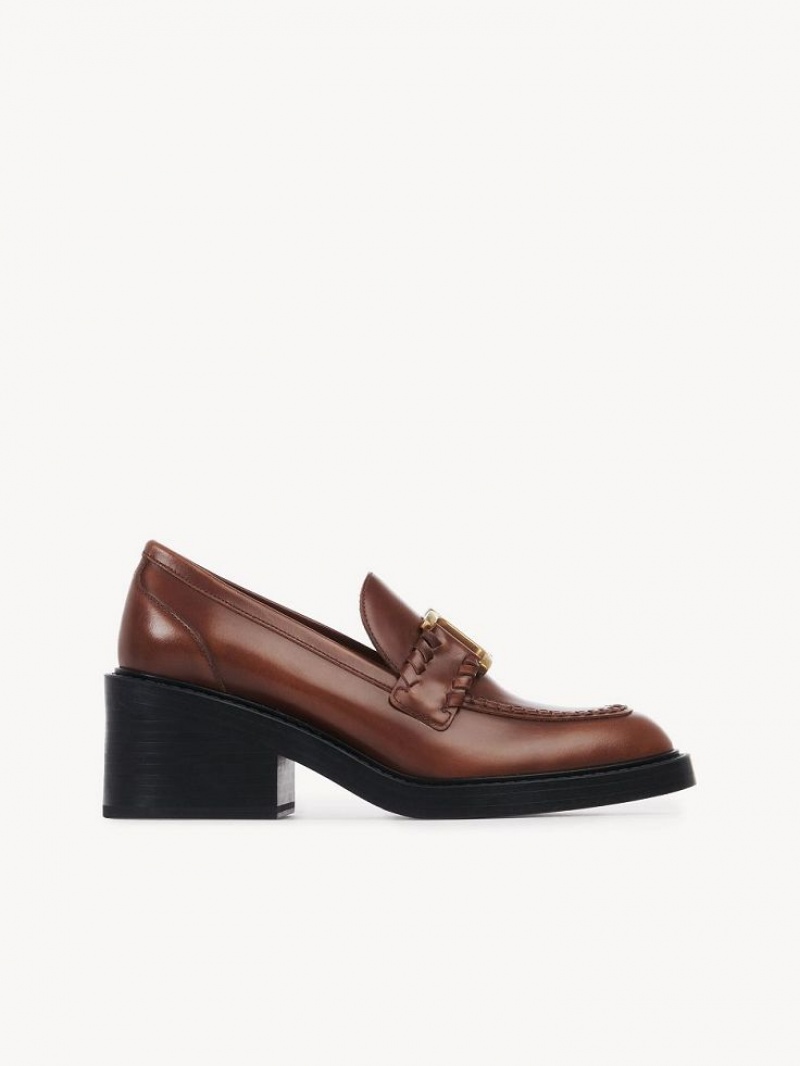 Chloe Marcie Hak Loafer Bruin | CHE-SR14243