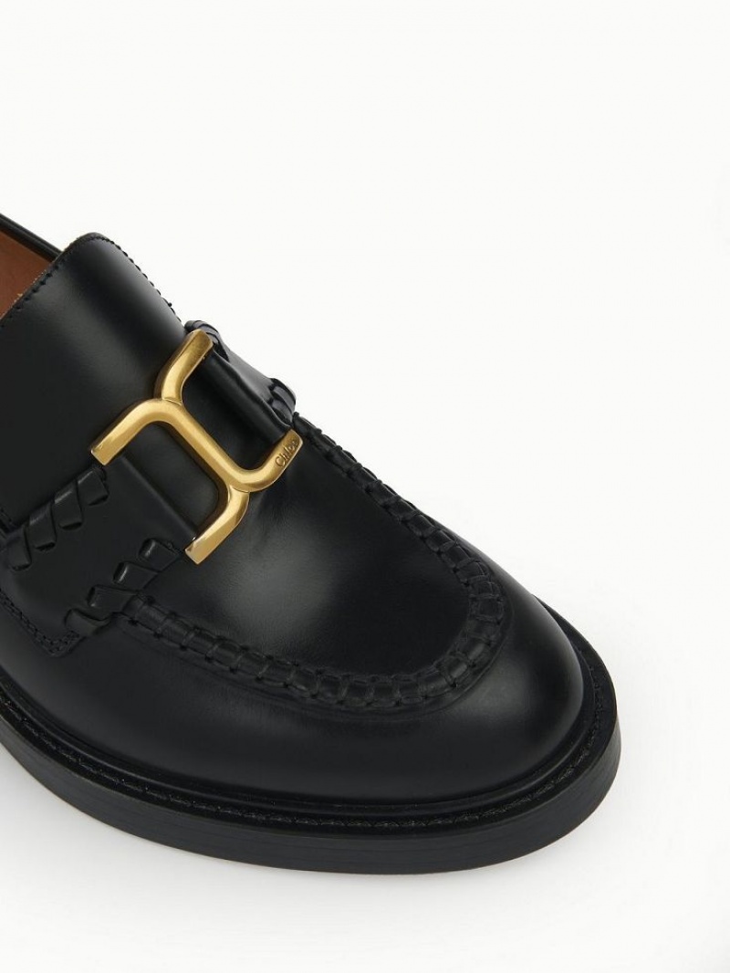 Chloe Marcie Hak Loafer Zwart | CHE-SR14244