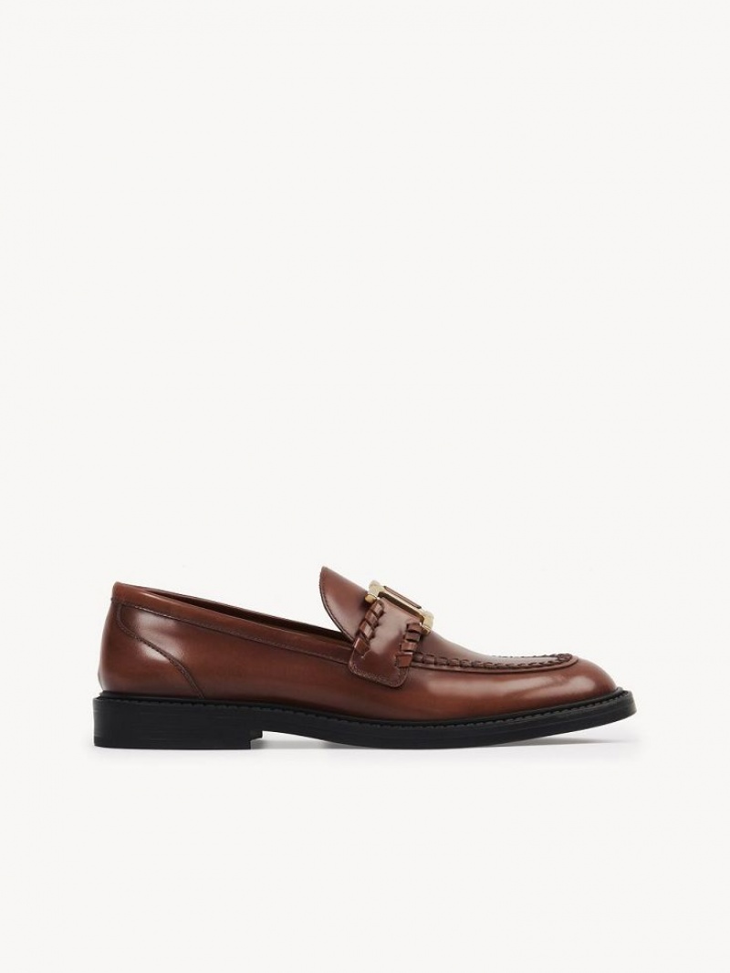 Chloe Marcie Loafer Bruin | CHE-SR14249