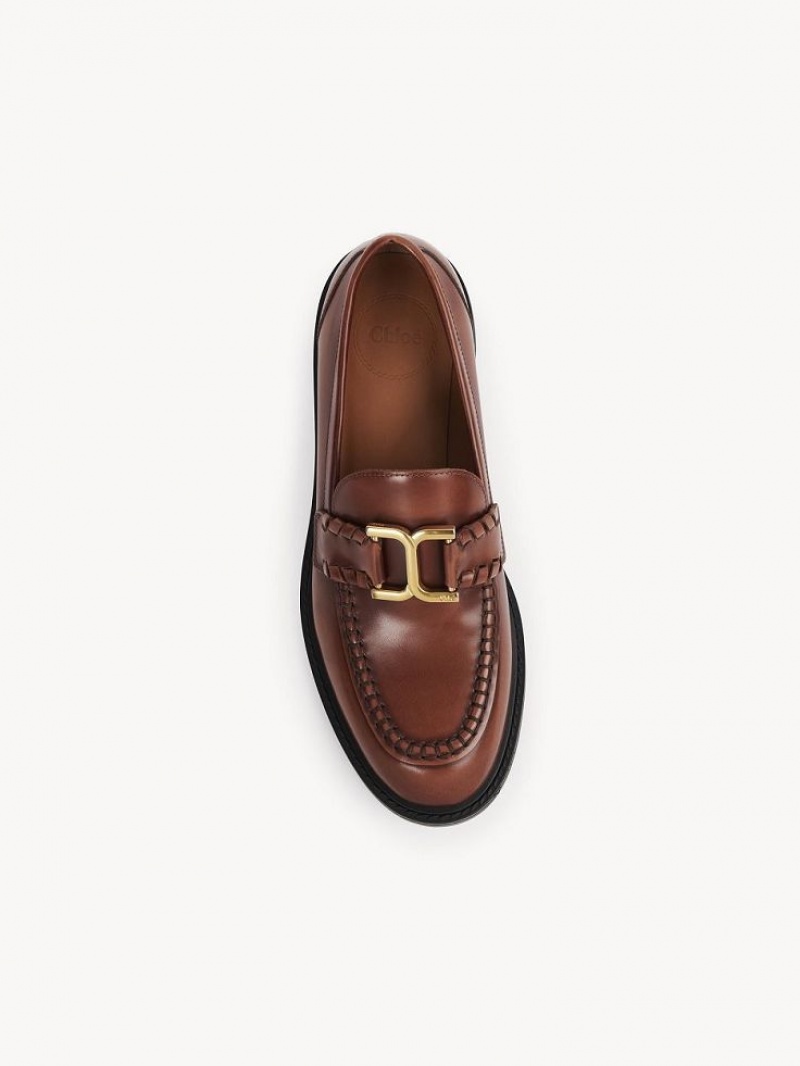Chloe Marcie Loafer Bruin | CHE-SR14249