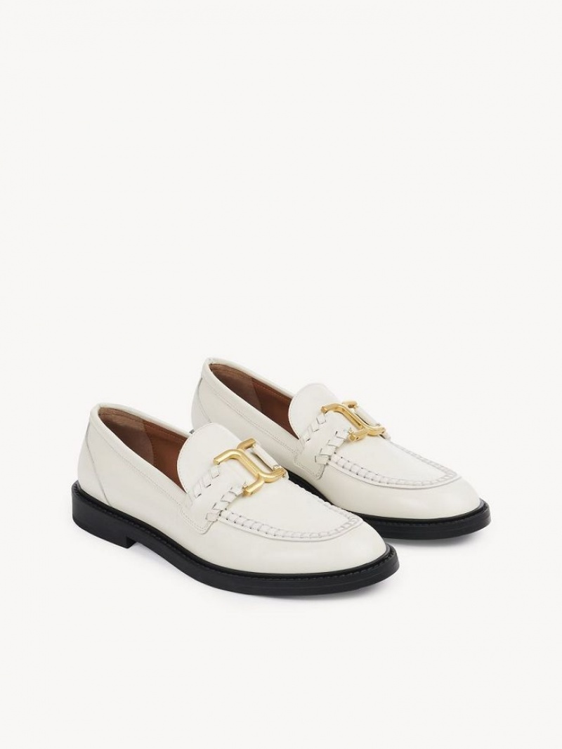 Chloe Marcie Loafer Wit | CHE-SR14250