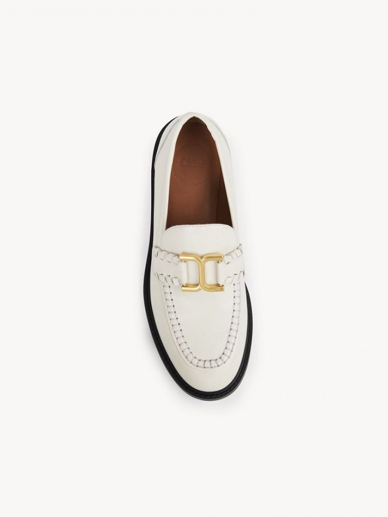 Chloe Marcie Loafer Wit | CHE-SR14250
