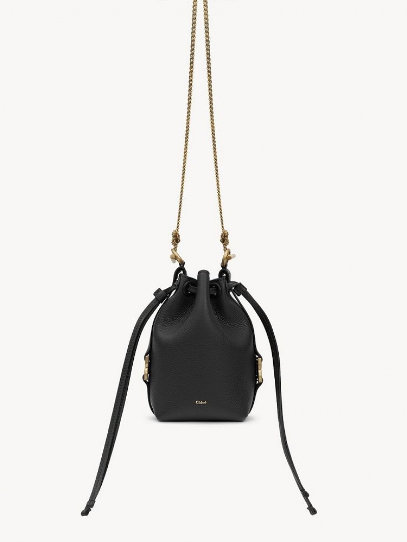 Chloe Marcie Micro Bucket Crossbodytassen Zwart | CHE-SR13576