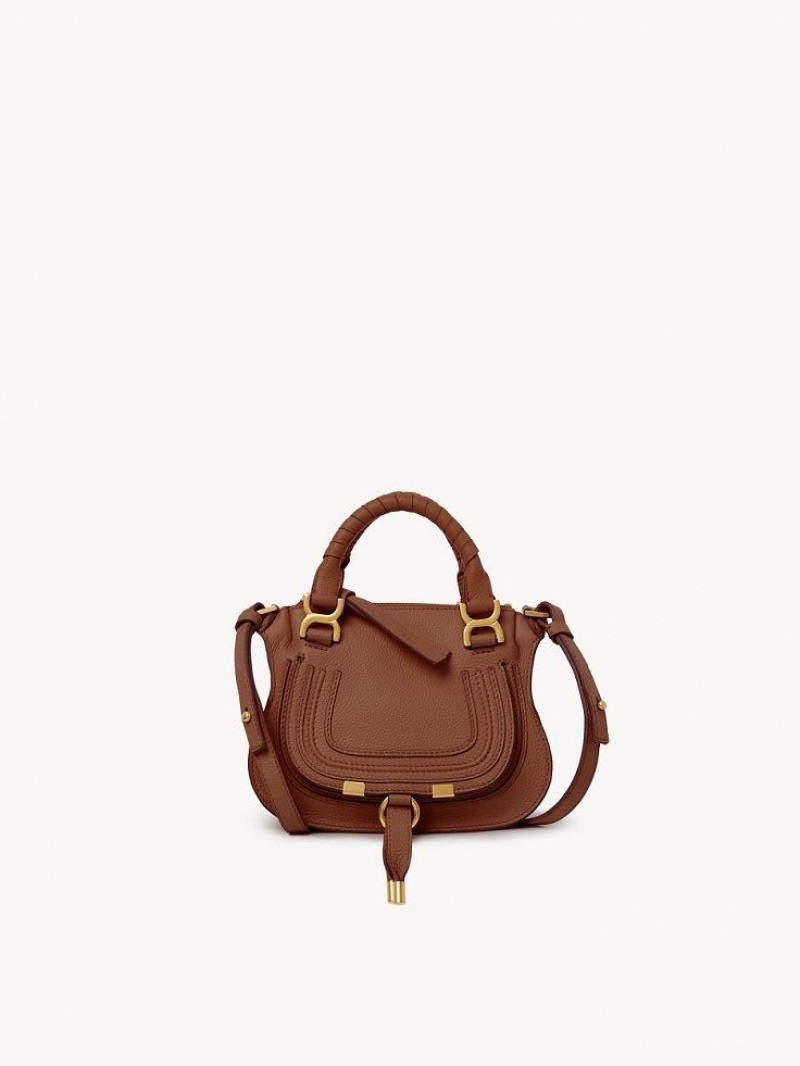 Chloe Marcie Mini Double Carry Crossbodytassen Bruin | CHE-SR13555
