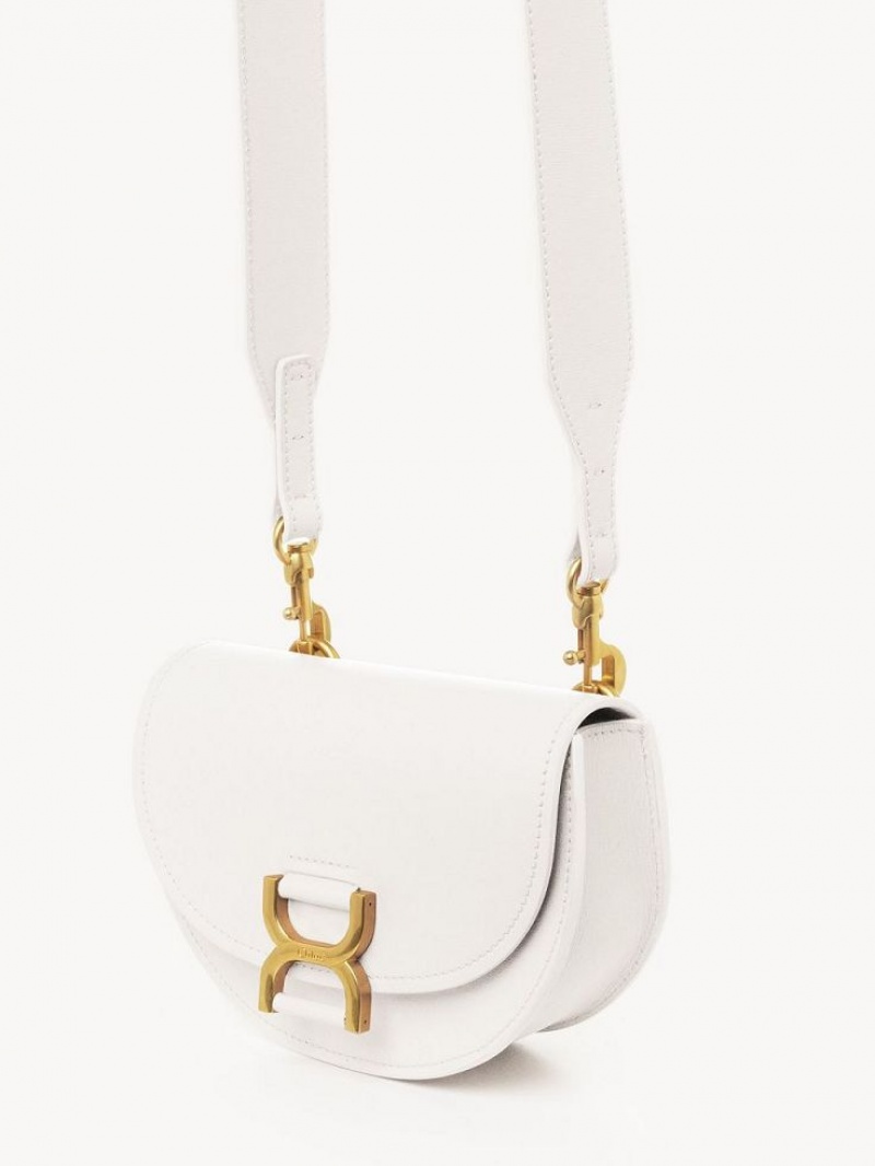 Chloe Marcie Mini Flap Crossbodytassen Wit | CHE-SR13587