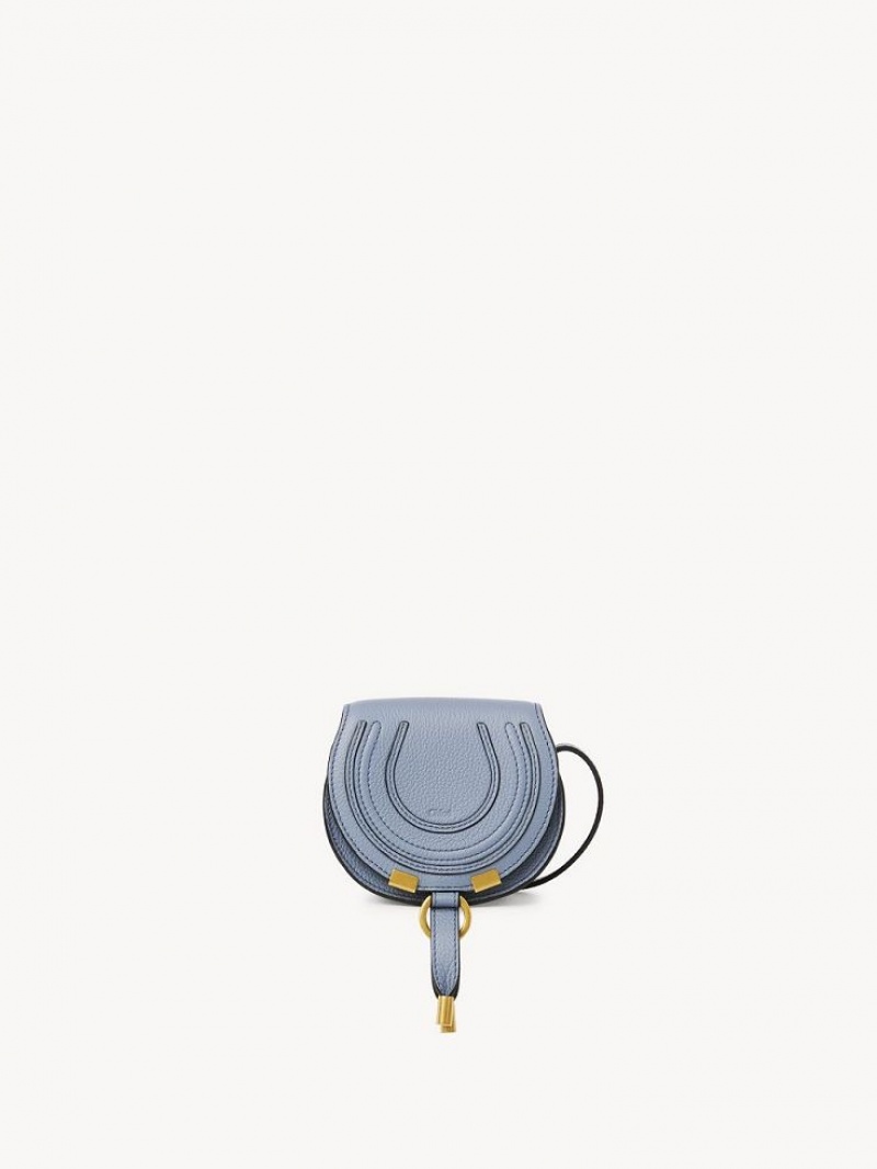Chloe Marcie Nano Saddle Mini Tassen Diepblauw | CHE-SR13678