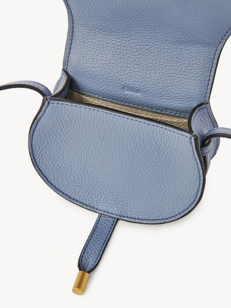 Chloe Marcie Nano Saddle Mini Tassen Diepblauw | CHE-SR13678