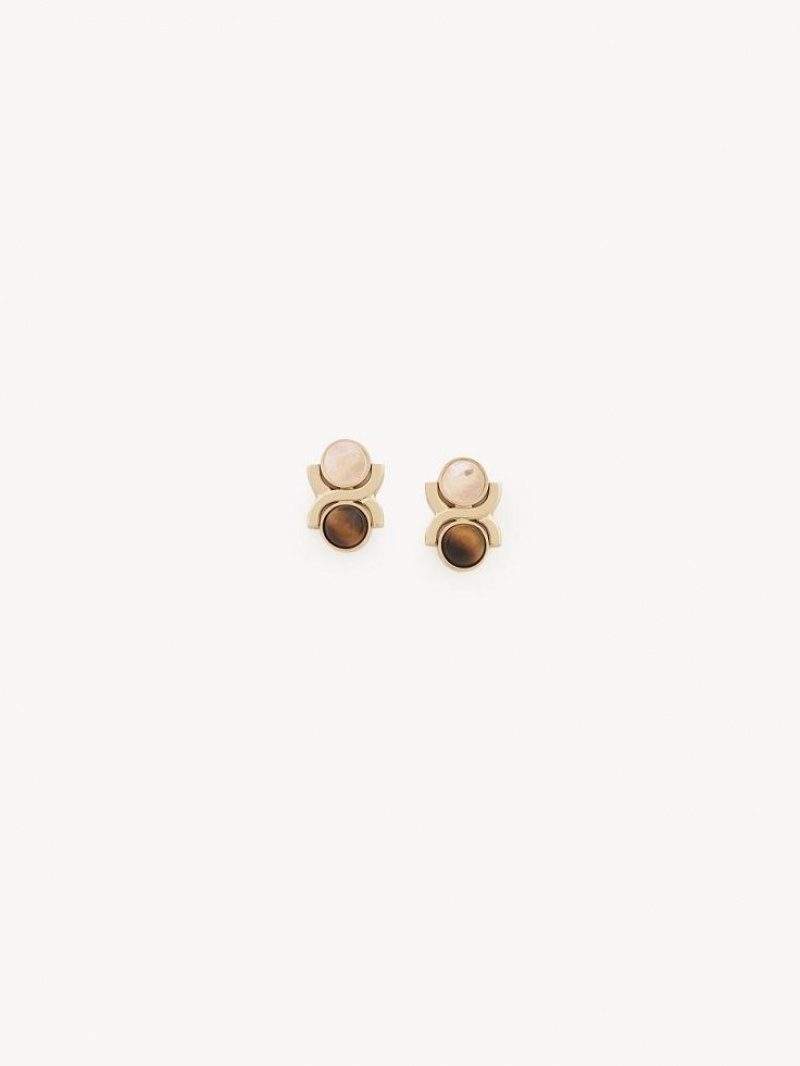 Chloe Marcie Oorbellen Goud | CHE-SR14447