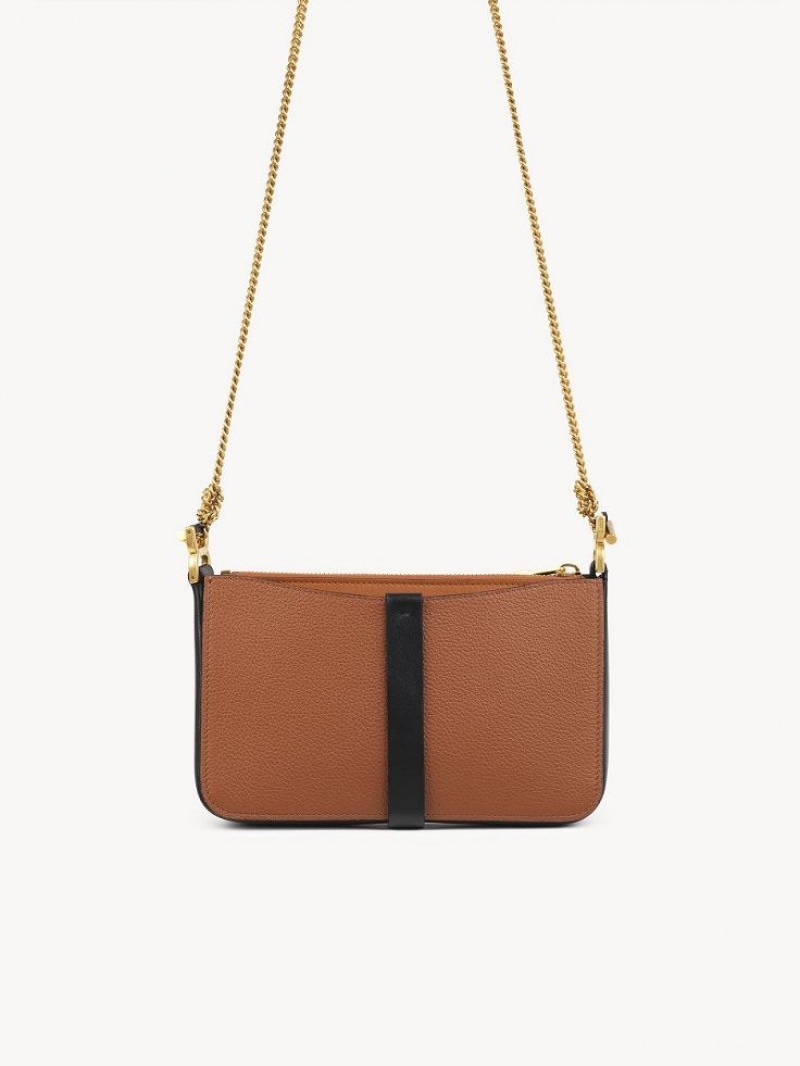 Chloe Marcie Pouch On Chain Mini Tassen Bruin | CHE-SR13703