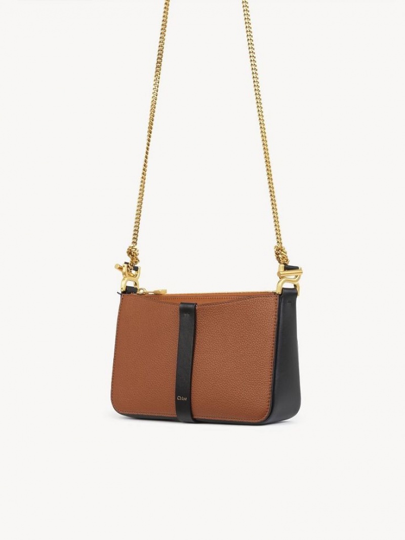 Chloe Marcie Pouch On Chain Mini Tassen Bruin | CHE-SR13703