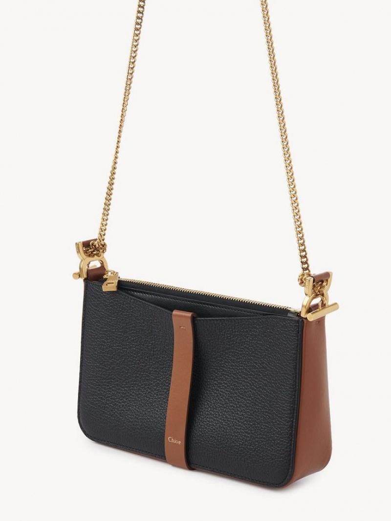 Chloe Marcie Pouch On Chain Mini Tassen Zwart | CHE-SR13704