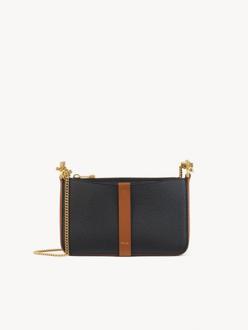 Chloe Marcie Pouch On Chain Mini Tassen Zwart | CHE-SR13704