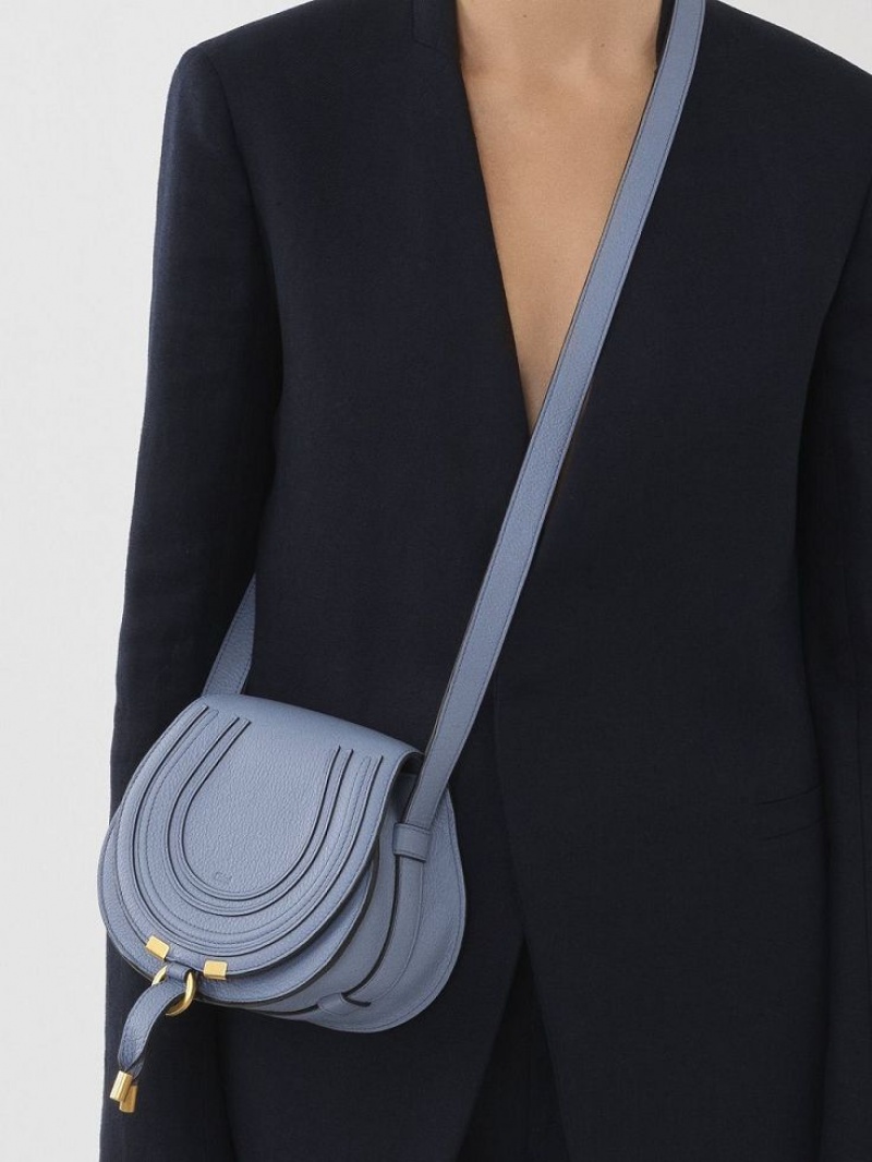 Chloe Marcie Small Crossbodytassen Diepblauw | CHE-SR13496