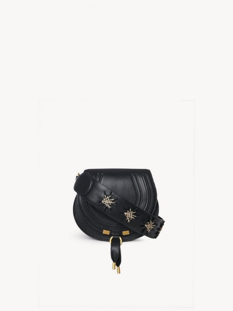 Chloe Marcie Small Crossbodytassen Zwart | CHE-SR13498