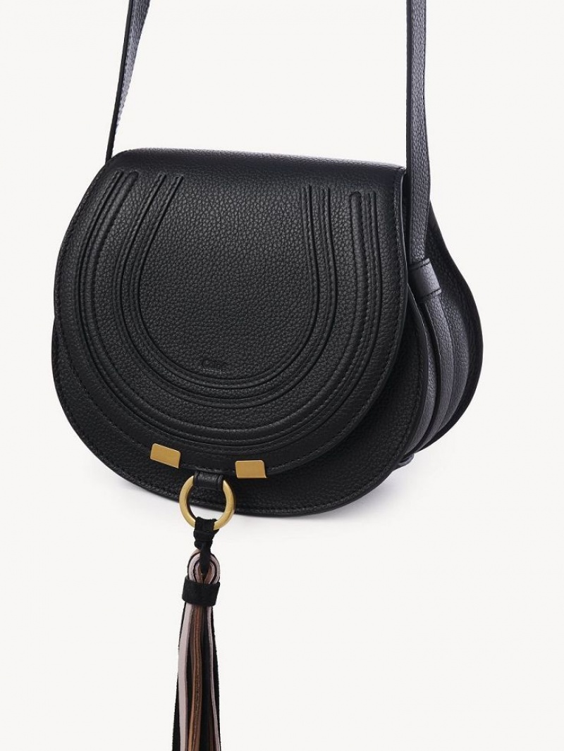 Chloe Marcie Small Crossbodytassen Zwart | CHE-SR13503
