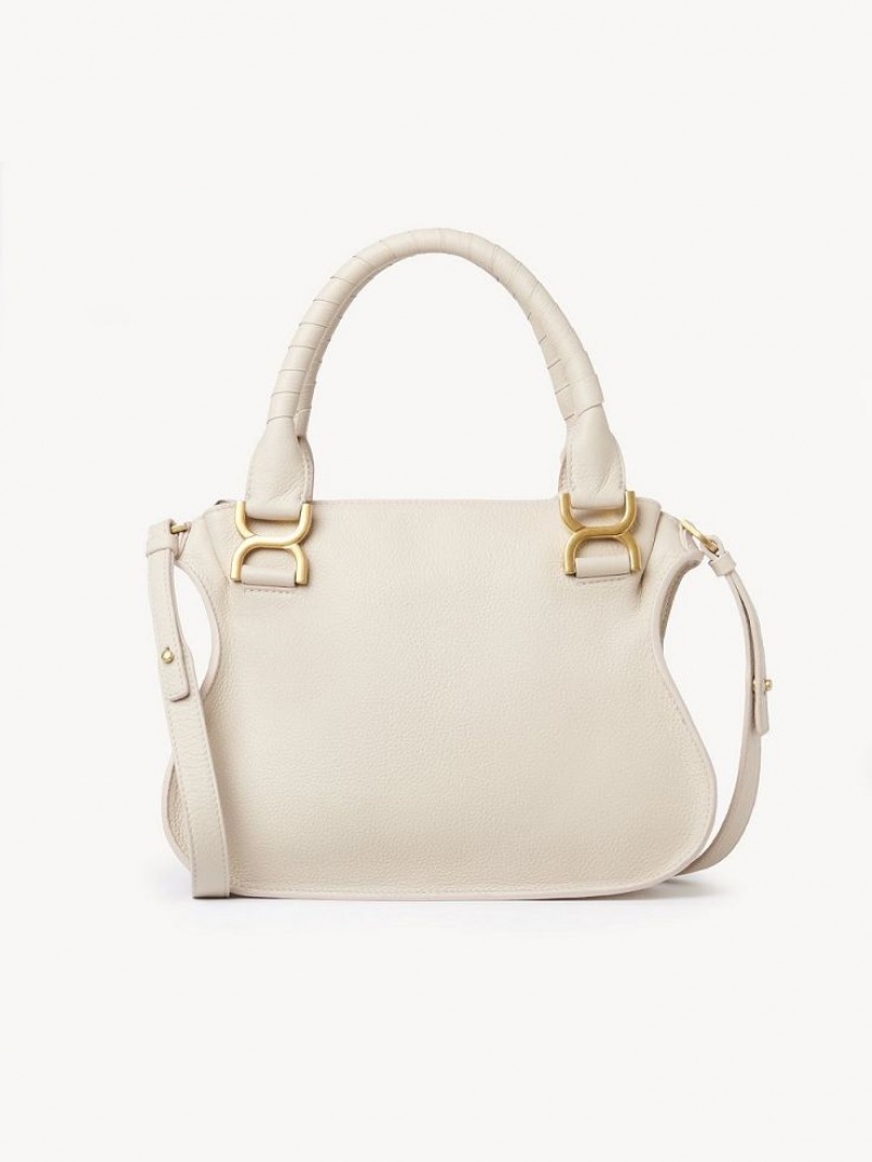 Chloe Marcie Small Double Carry Crossbodytassen Beige | CHE-SR13473