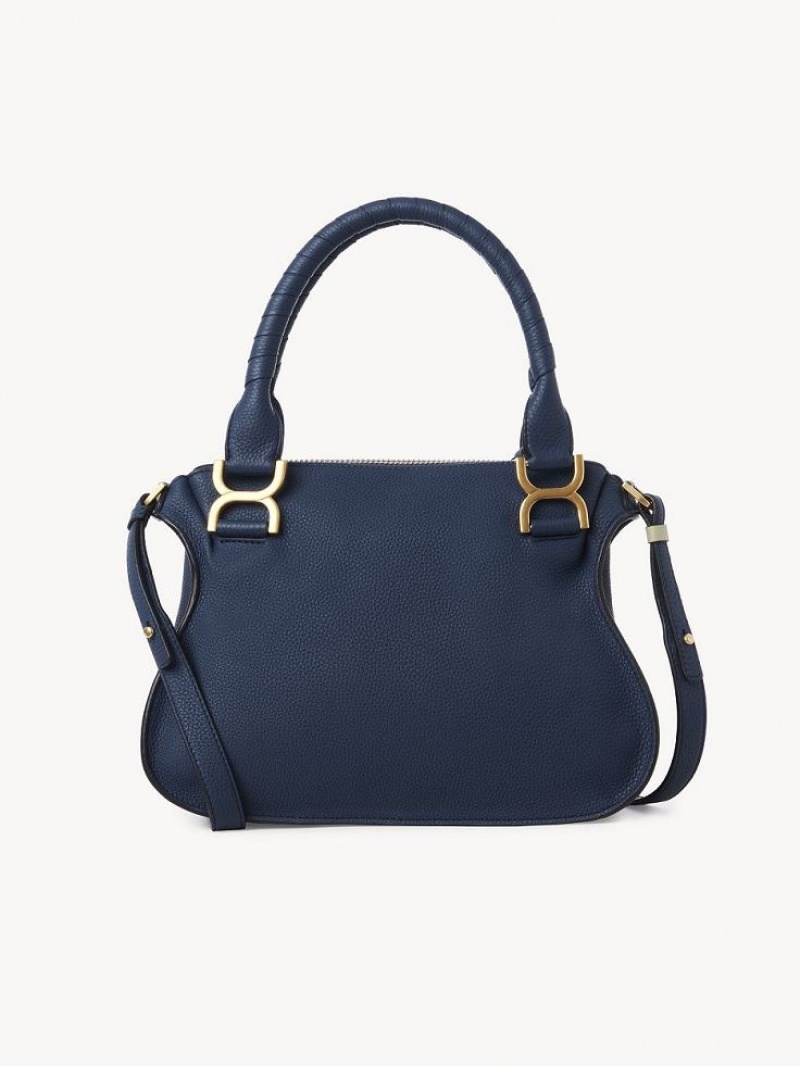 Chloe Marcie Small Double Carry Crossbodytassen Donkerblauw | CHE-SR13484