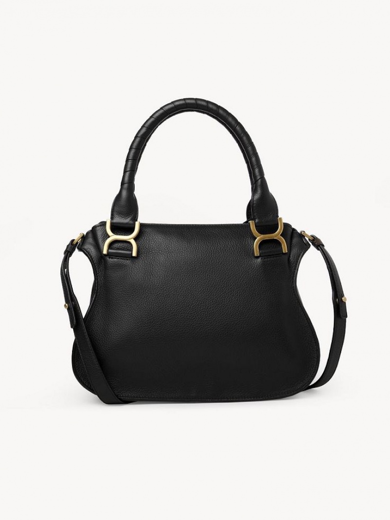 Chloe Marcie Small Double Carry Crossbodytassen Zwart | CHE-SR13489
