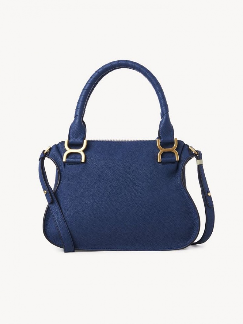 Chloe Marcie Small Double Carry Crossbodytassen Diepblauw | CHE-SR13546