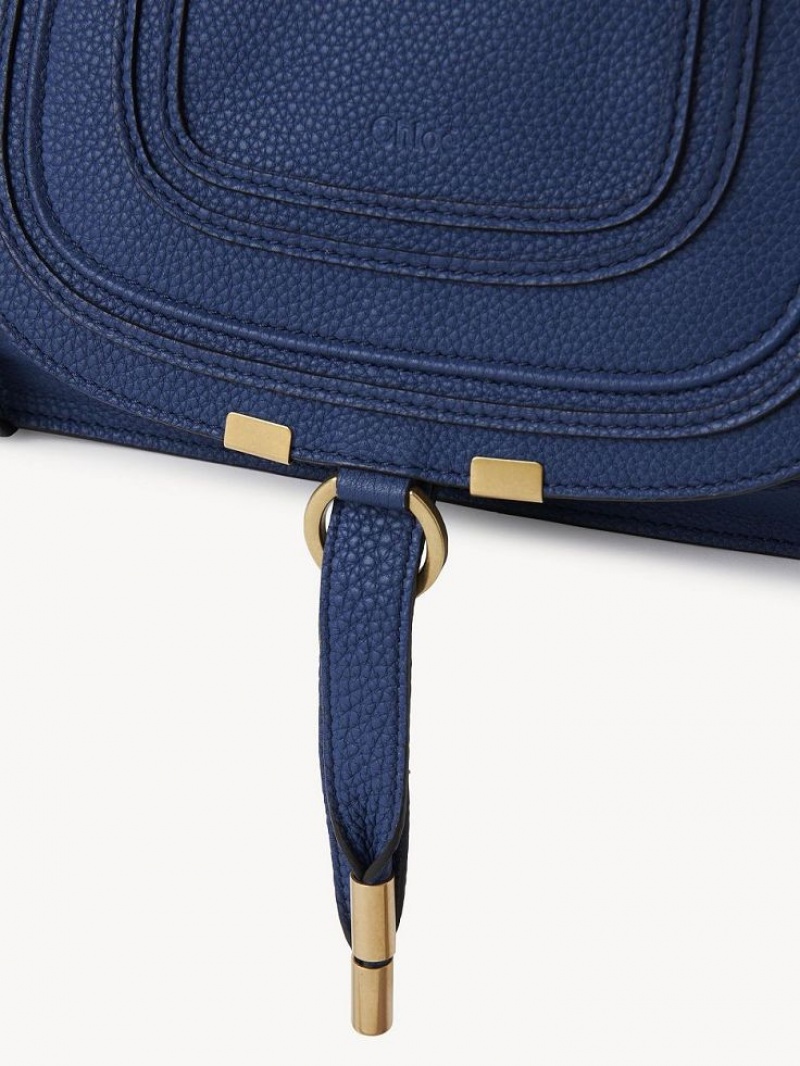 Chloe Marcie Small Double Carry Crossbodytassen Diepblauw | CHE-SR13546