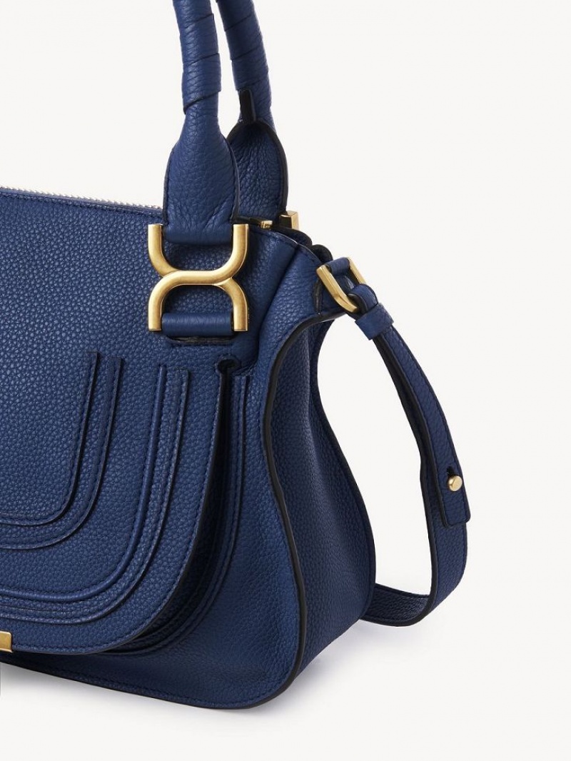 Chloe Marcie Small Double Carry Crossbodytassen Diepblauw | CHE-SR13546