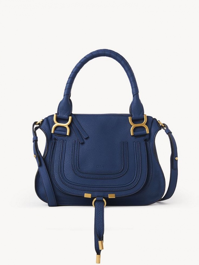 Chloe Marcie Small Double Carry Crossbodytassen Diepblauw | CHE-SR13546