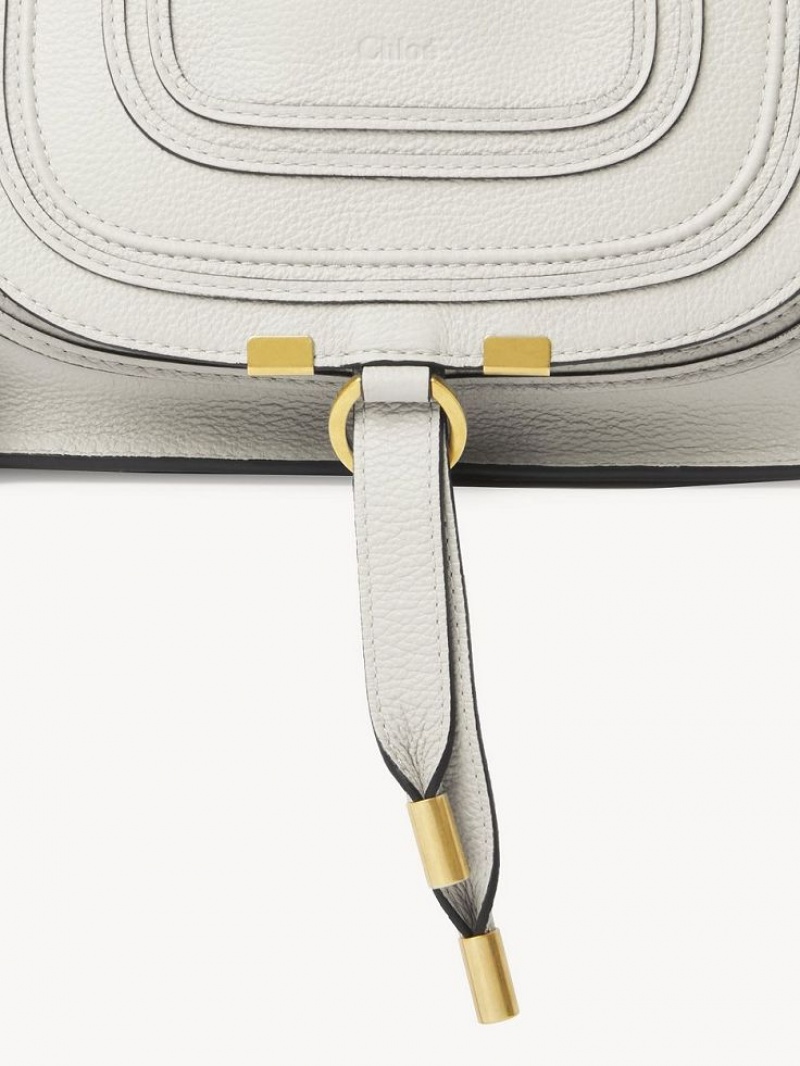 Chloe Marcie Small Double Carry Crossbodytassen Wit | CHE-SR13550