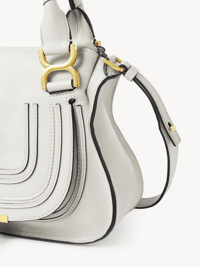 Chloe Marcie Small Double Carry Crossbodytassen Wit | CHE-SR13550