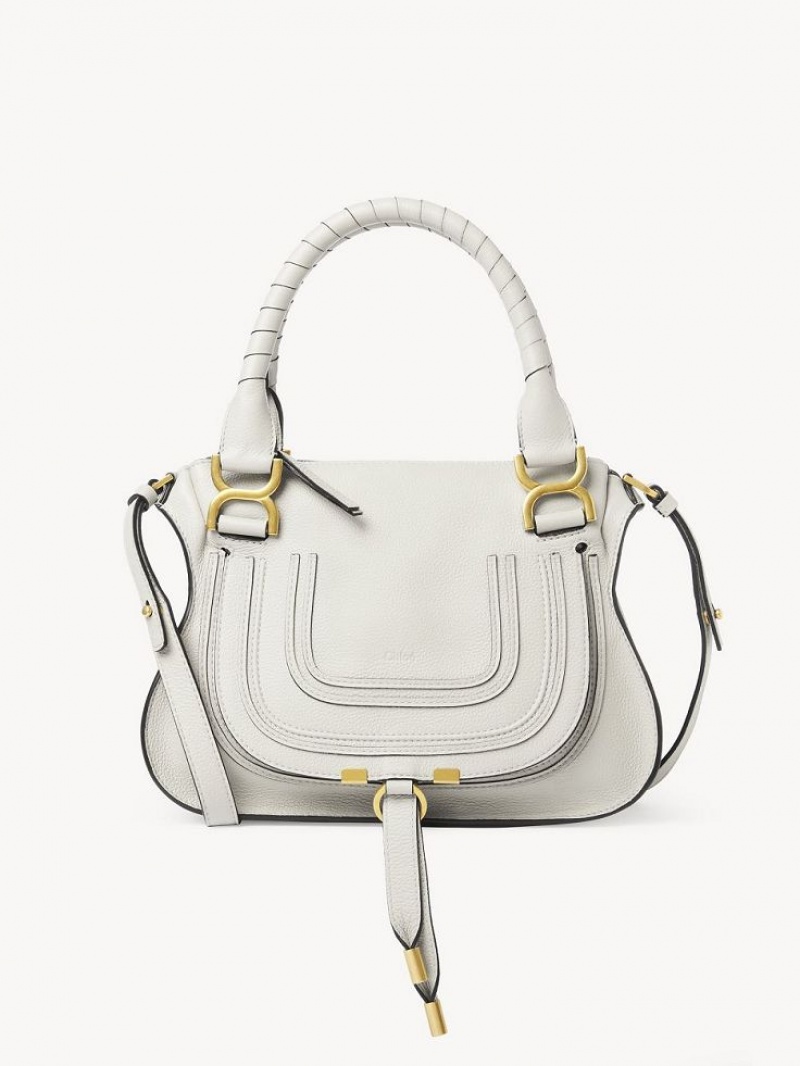 Chloe Marcie Small Double Carry Crossbodytassen Wit | CHE-SR13550