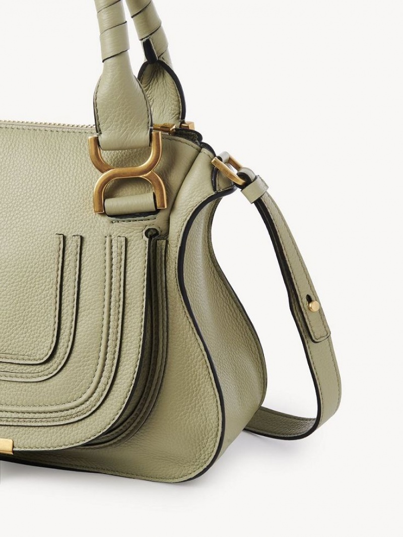 Chloe Marcie Small Double Carry Crossbodytassen Groen | CHE-SR13554