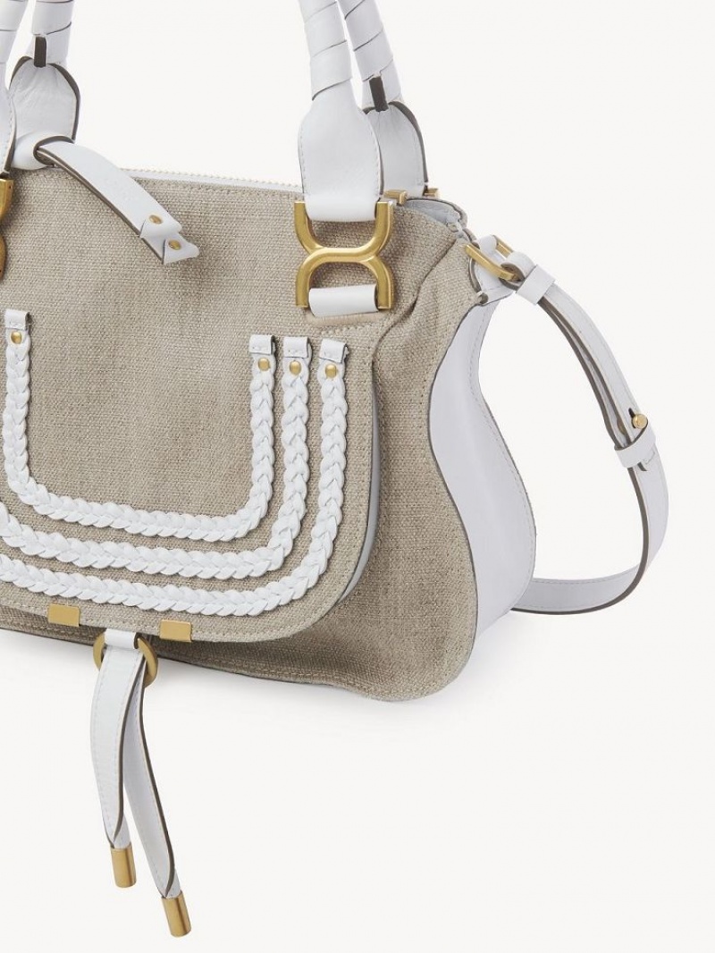Chloe Marcie Small Double Carry Crossbodytassen Wit | CHE-SR13595