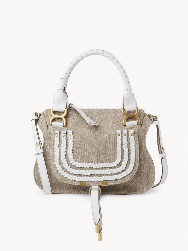 Chloe Marcie Small Double Carry Crossbodytassen Wit | CHE-SR13595