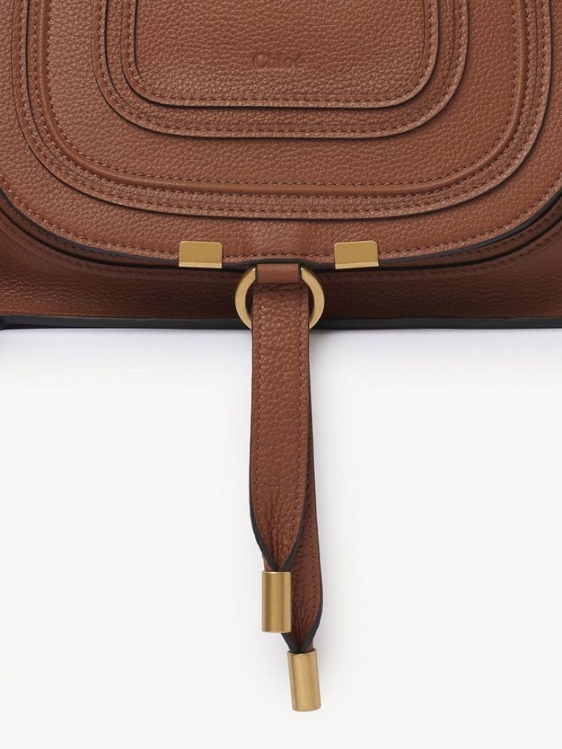 Chloe Marcie Small Double Carry Crossbodytassen Bruin | CHE-SR13620