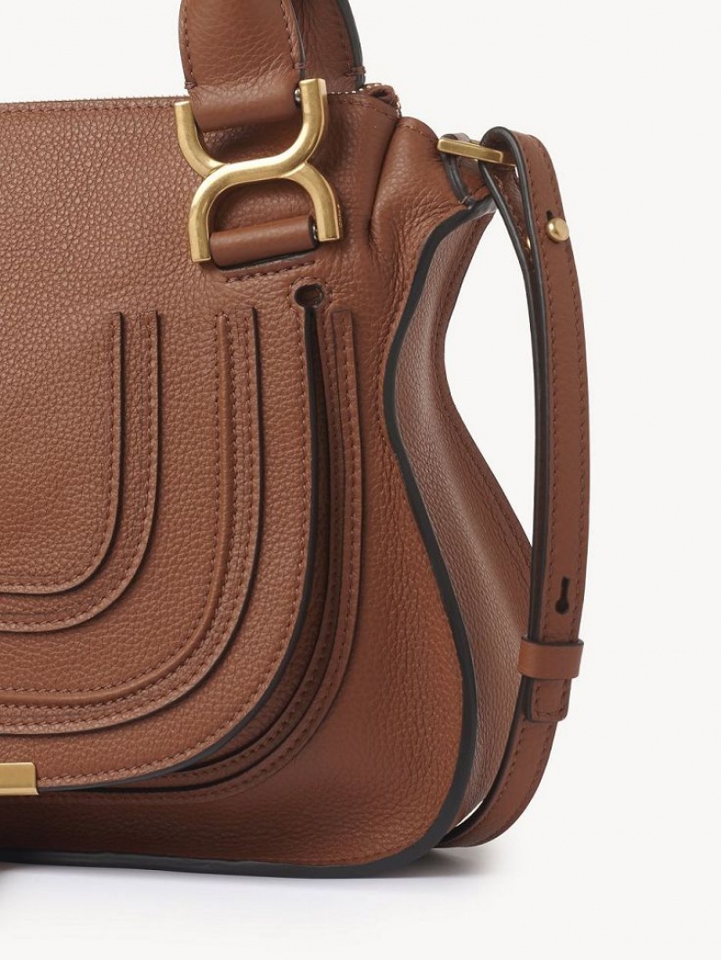 Chloe Marcie Small Double Carry Crossbodytassen Bruin | CHE-SR13620
