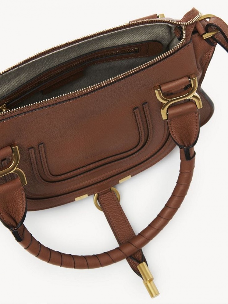 Chloe Marcie Small Double Carry Crossbodytassen Bruin | CHE-SR13620