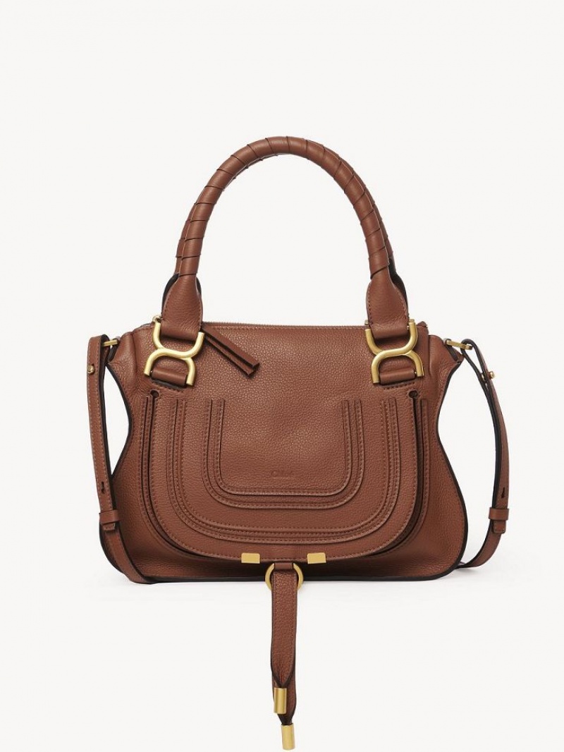 Chloe Marcie Small Double Carry Crossbodytassen Bruin | CHE-SR13620