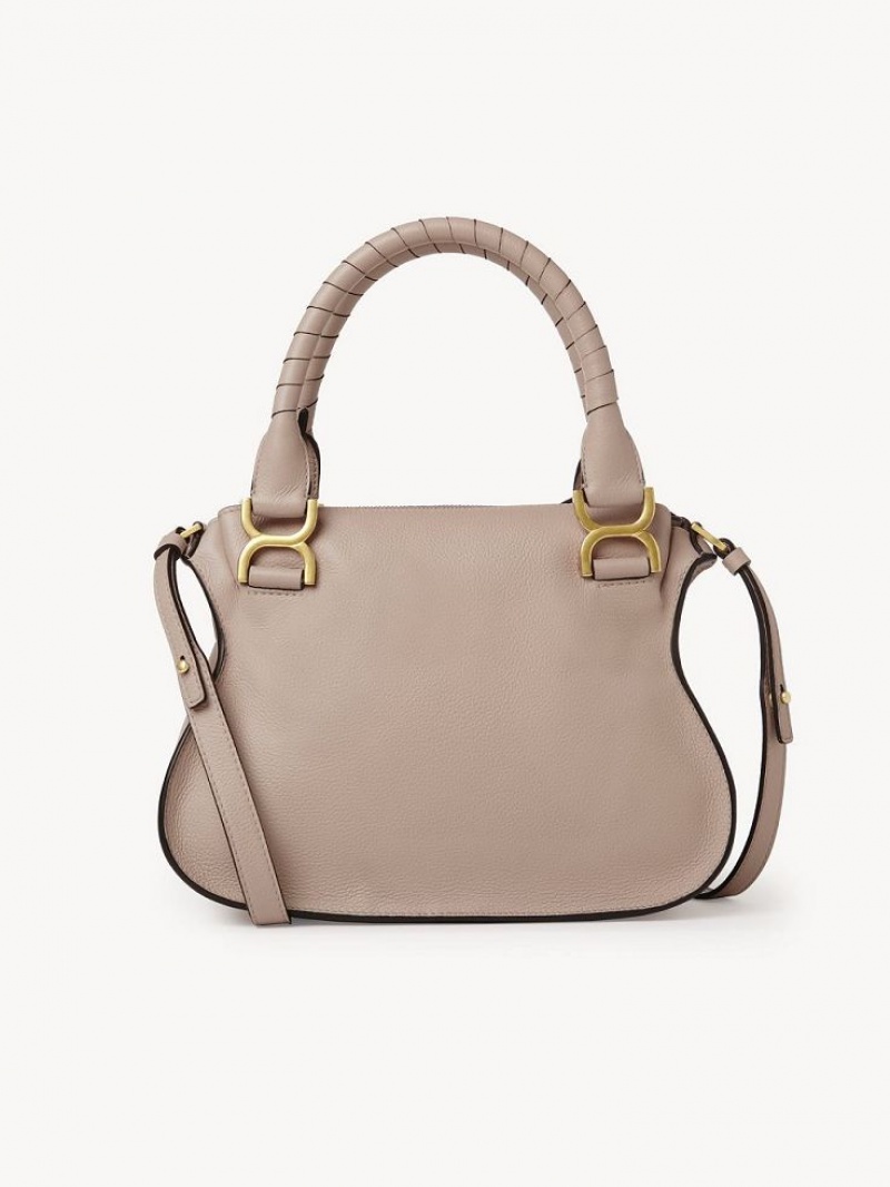 Chloe Marcie Small Double Carry Crossbodytassen Beige | CHE-SR13621