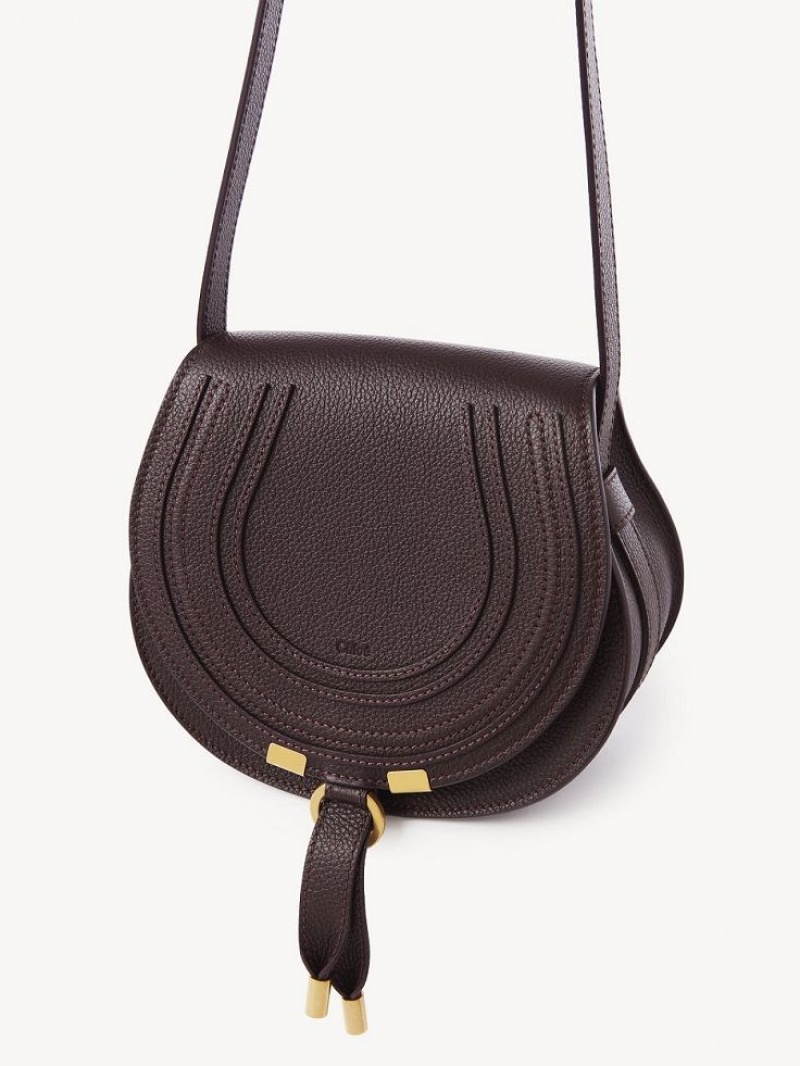 Chloe Marcie Small Saddle Schoudertassen Diep | CHE-SR13412